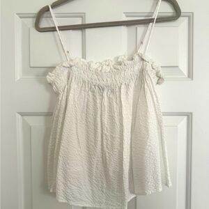 EUC Banana Republic Smocked Tank